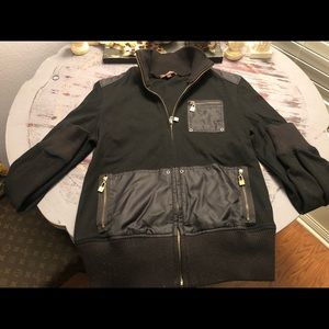 Authentic LV vintage black zip up jacket